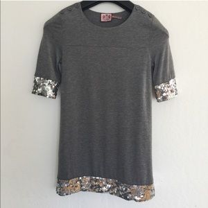 COPY - Vintage Y2K Heather Grey Juicy Couture Novelty Knit Shift Dress 👑💕